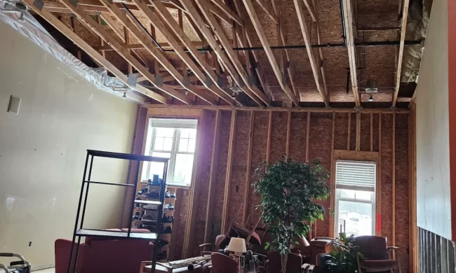 Commercial Water Damage Before